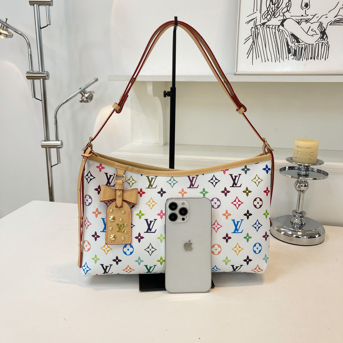 2026 New Temperament Presbyopia Retro Armpit Bag Large Capacity Shoulder Messenger Bag Premium Texture Commuter Bag