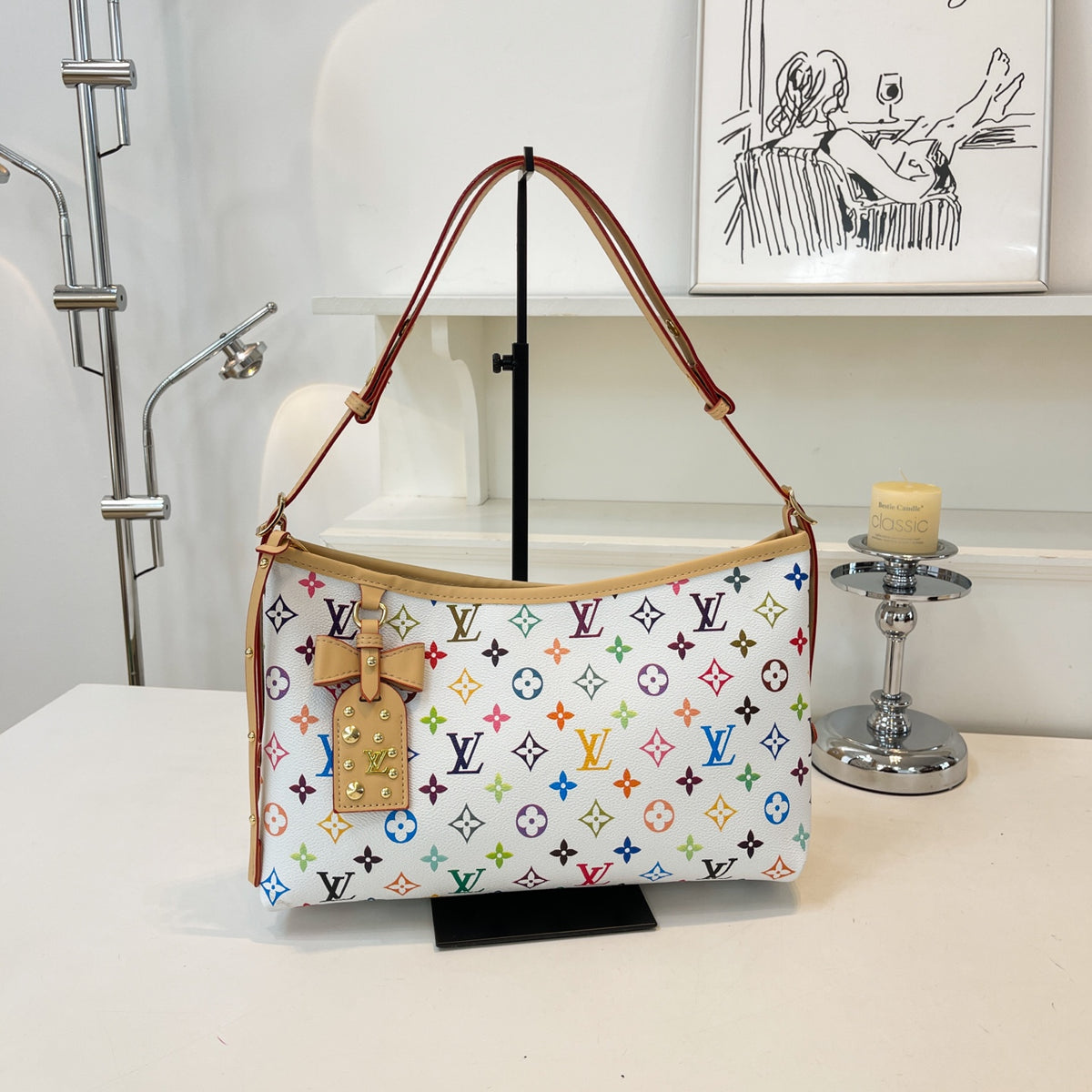 2026 New Temperament Presbyopia Retro Armpit Bag Large Capacity Shoulder Messenger Bag Premium Texture Commuter Bag
